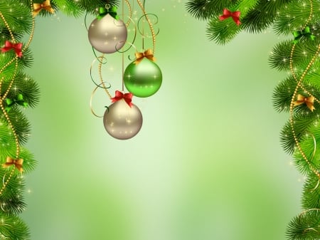 ORNAMENTS - ORNAMENTS, LIGHTS, BOWS, BRANCHES