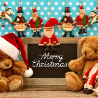 Christmas teddy bears