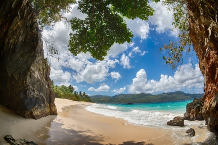 Beach - water, island, sea, ocean, sand, Beach