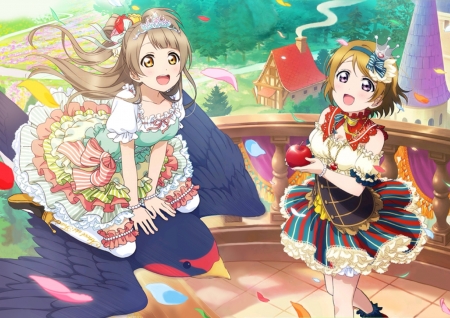 Kotori and Hanayo - female, love live, hanayo koizumi, anime girl, kawaii, anime, school idol project, kotori minami, cute