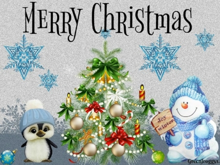 MERRY CHRISTMAS - card, merry, cute, christmas