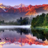 South Island, New Zealand landscape