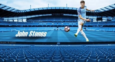 John Stones - manchester, city, john, stones