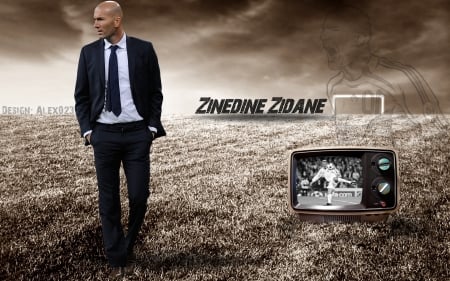 Zinedine Zidane - Legend, Madridista, Zizou, Forever