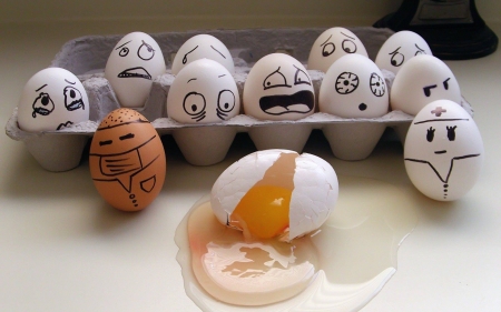 egg disaster - entertainment, egg, funny, disaster