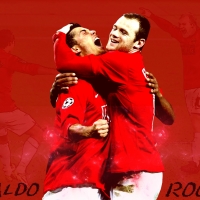 Cristiano Ronaldo and Wayne Rooney