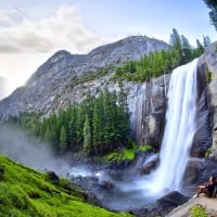 Waterfall Yosemite National Park