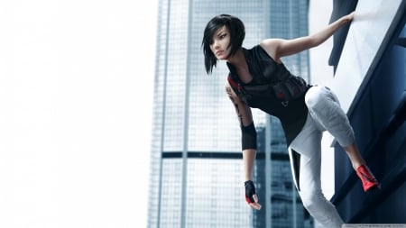 mirrors edge - almafuerte, videosjuegos, rpg, accion