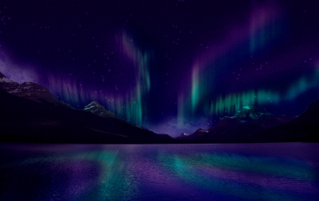 Aurora borealis - aurora borealis, atmosphere, nature, sky