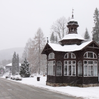 Spa Cabin in Winter
