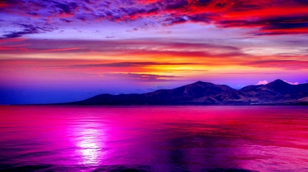 colorful sunset