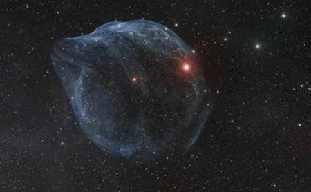 Sharpless 308 Star Bubble - fun, stars, cool, galaxies, space