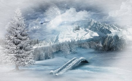 winters tale - winters, tale, snow, magic