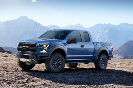 2017-Ford-F-150-Raptor - 2017, raptor, blue, truck