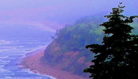 The Cabot Trail - cabot trail, coastline, shore, beach, ocean