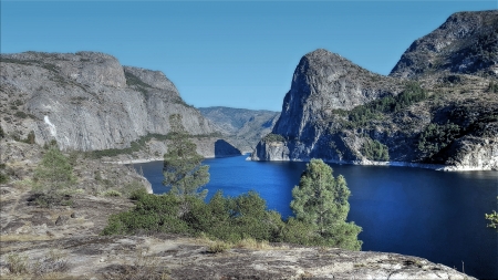 Hetch Hetchy - lakes, nature, water, mountains