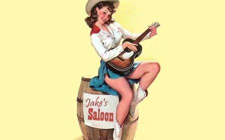 Cowgirl Musician..