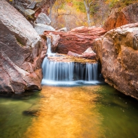 Waterfall ~ Zion Nat'l. Park, Utah