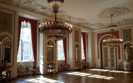 Royal Palace - windows, palace, room, furniture, interior