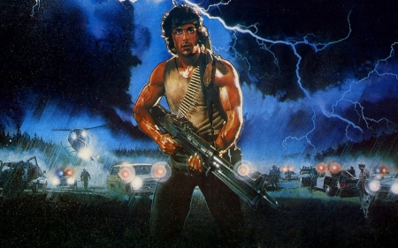 Rambo - rambo, blood, movie, first