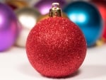 Colourful Christmas Baubles