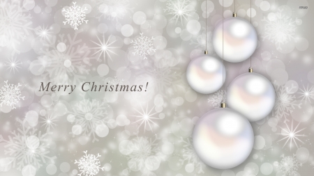 Elegant Silver Christmas Baubles