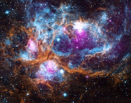 NGC 6357 Stellar Wonderland - space, fun, galaxies, stars, cool