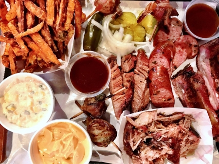 BBQ Plate - fun, entertainment, yummy, cool, bbq plate, food