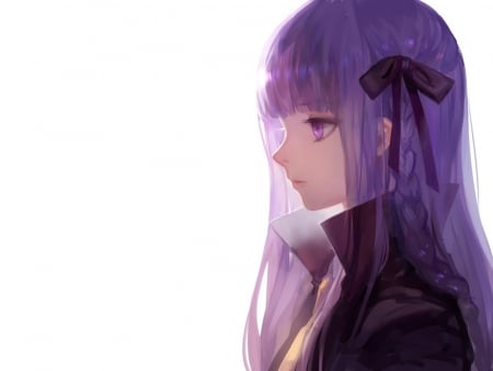 Kirigiri Kyouko - veil, anime, girl, pink, manga, white, purple, kirigiri kyouko, asukaziye