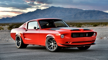 1968 Mustang Villain C - cars, 1968, beautiful, photography, automobile, photo, Mustang, wide screen, Ford, auto, Villain