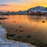 Winter Village in Norway