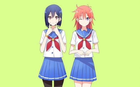 Flip Flappers - anime, girl, flappers, flip