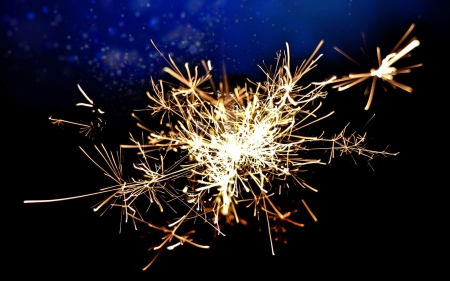 New Year Sparkles - Nature, Celebrations, New Years, Holidays, Fireworks, Sparkles