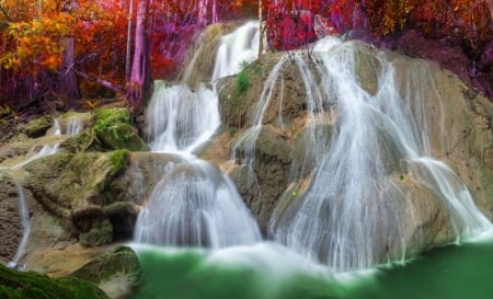 ♥ - water, nature, waterfall, flowing