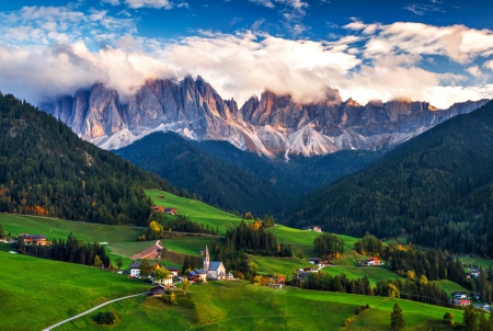 ♥ - greenery, mountains, nature, sky