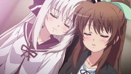 Rinne & Fuuka - Loli, Cute, Shoujo-AI, Girls, Mahou Shoujo Lyrical Nanoha ViVid, Berlinetta, Anime, Yuri, Girl, Romance, Fuuka, Reventon, Love, Rinne, ViVid Strike