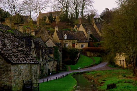 Arlington Row - england, arlington row, cottages, cotswolds, houses