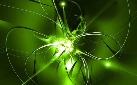 Aberrant Viridity - textures, 3d, abstract, green