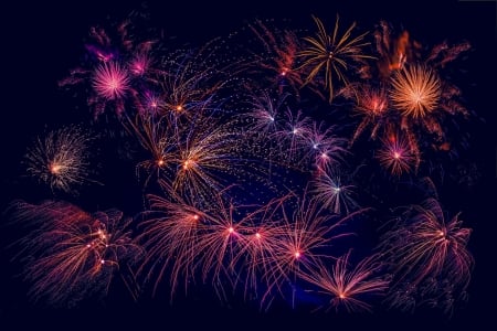 Fireworks - Fireworks, crackers, sky, burst