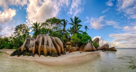 Island-in-Seychelles - in, Island, nature, Seychelles