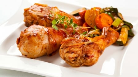 Roast Chicken - fresh, eating, healthy, clean, roast chicken, food, chicken