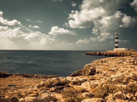 Lighthouse - sea, Lighthouse, nature, sky