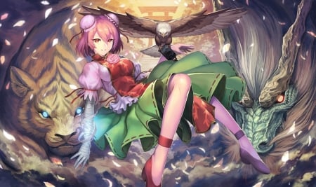 Ibara Kasen - touhou, ibara kasen, tagme, girl, anime, manga