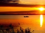 Boat in the Sunset