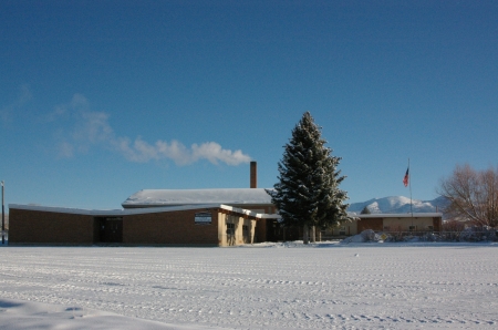 Rendezvous Upper Elementary School; Driggs, Idaho - Idaho, Snow, Winter, Elementary, Driggs, Schools