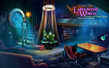 Labyrinths of the World 5 - Secrets of Easter Island17 - hidden object, cool, video games, fun, puzzle