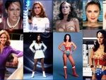 Erin Gray as Colonel Wilma Deering and Lynda Carter as Wonder Woman