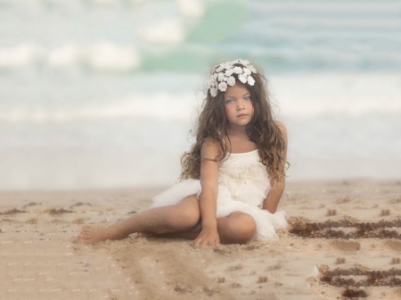 little girl - princess, people, hair, belle, sightly, white, face, childhood, fair, little, bonny, lying, adorable, wallpaper, child, set, beautiful, pink, sweet, feet, sea, nice, beauty, beach, photography, pretty, baby, cute, kid, dainty, girl, lovely, pure, comely, desktopnexus, blonde