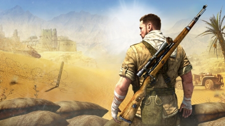 Sniper Elite 3 - soldier, Sniper Elite, game, shooter, military, 505 Games, Sniper Elite III, Sniper Elite 3, 3rd person, sniper, stealth, Rebellion Developments, gaming, tactical, video game