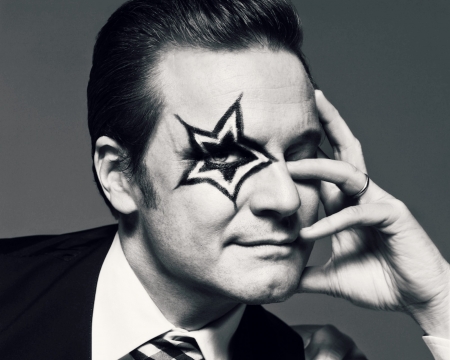 Colin Firth - star, Colin Firth, actor, man, black, white, hand, bw, face